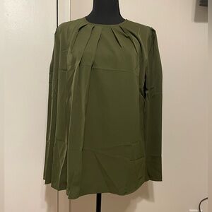 🆕 Round Neck Puff Long Sleeve Blouse